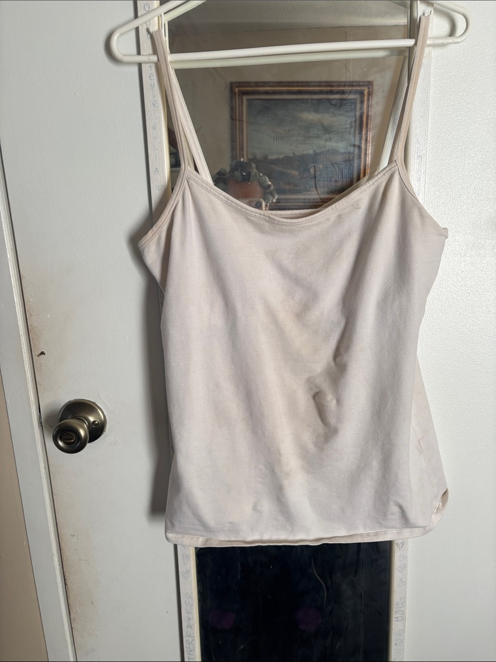 Victoria's Secret Cream Spaghetti-Strap Camisole
